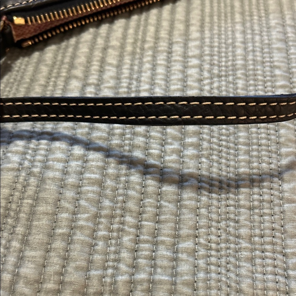 Dooney & Bourke Black Pebble Leather Wristlet - Picture 14 of 14